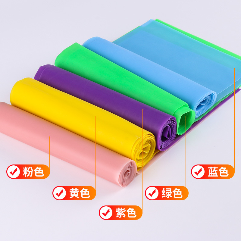 跨境供应1.5米tpe瑜伽带拉力带男女弹力阻力带瑜伽伸展带详情图3