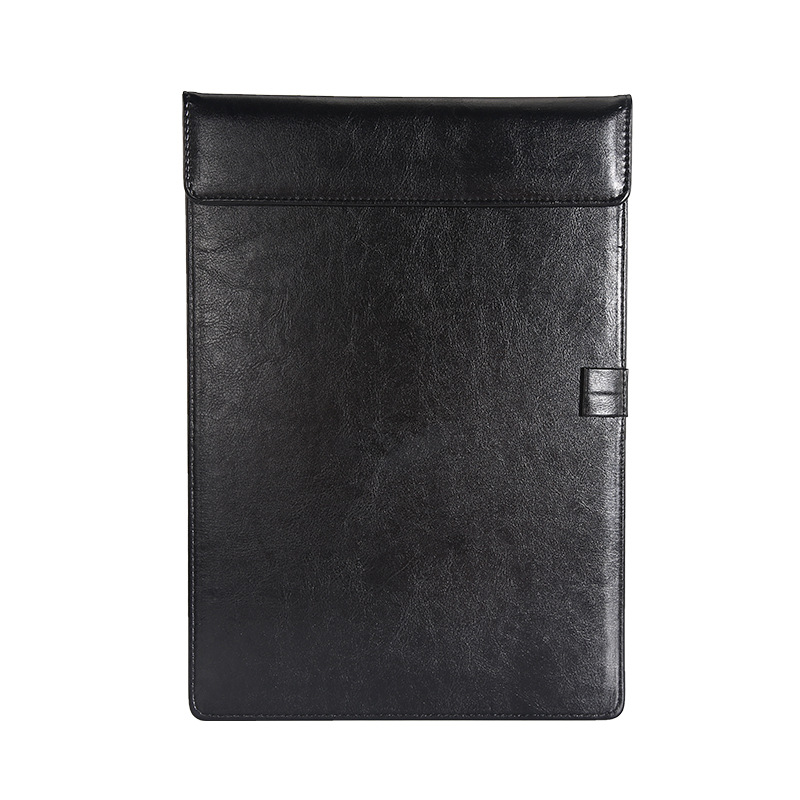 Wholesale multi-functional business leather surface A4, A5, A6 writing pads, magnetic adsorption leather portable document pads Item Picture