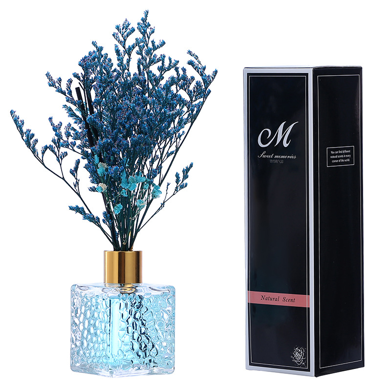 Indoor Room Rattan Fire Free Aromatherapy Home Bedroom Dried Flower Set Toilet Toilet Smokeless Essential Oil Lavender Item Picture