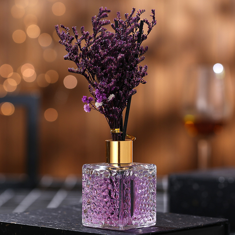 Indoor Room Rattan Fire Free Aromatherapy Home Bedroom Dried Flower Set Toilet Toilet Smokeless Essential Oil Lavender Specification drawing