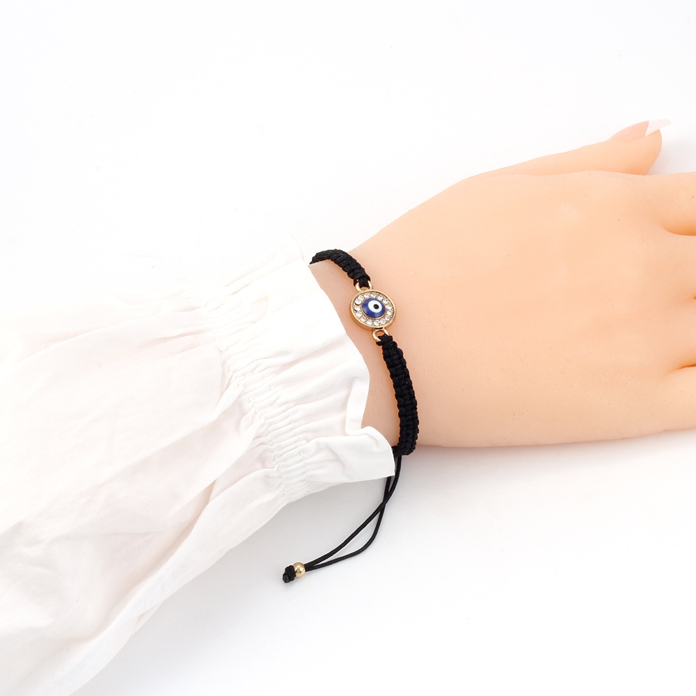 European And American Foreign Trade Cross-Border Hot Goods Bracelet Devil's Eye Red Rope Bracelet Amazon Eye Woven Bracelet For Men And Women Couples Gift Bracelet Manufacturers Wholesale Specification drawing