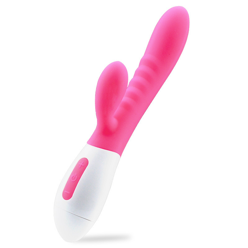 Adult AV stick Women's G-spot vibrator Rabbit double head vibrator double motor sex massage stick full figure