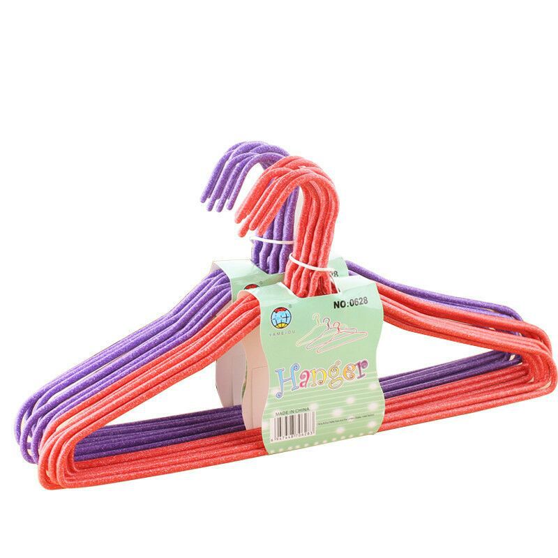 Children's clothes hanger Impregnated wire clothes rack Baby baby clothes rack Small iron drying rack