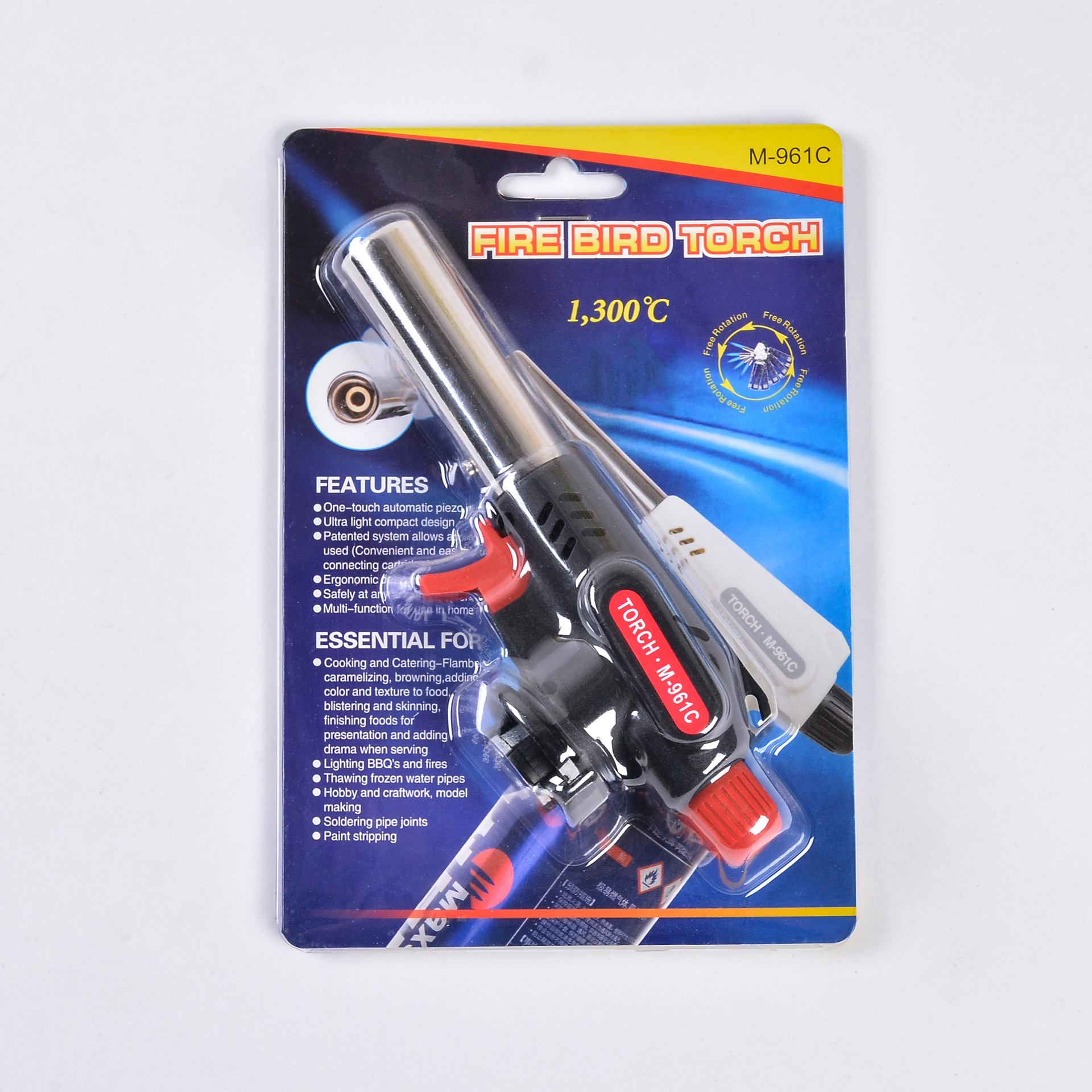 爆款式户外燃气点火器焊枪便捷卡式喷枪烧烤点炭喷火枪厂家批发图