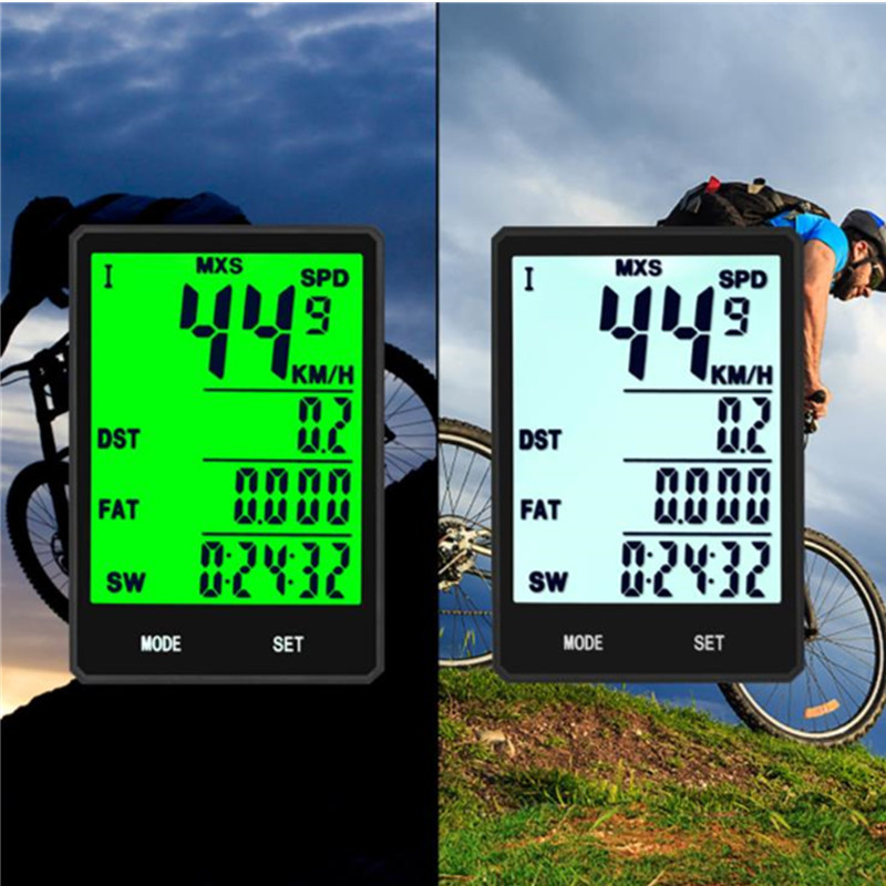 Bicycle speedometer, waterproof odometer, cycling speedometer, Chinese and English wireless bicycle speedometer accessories wholesale 606 Item Picture