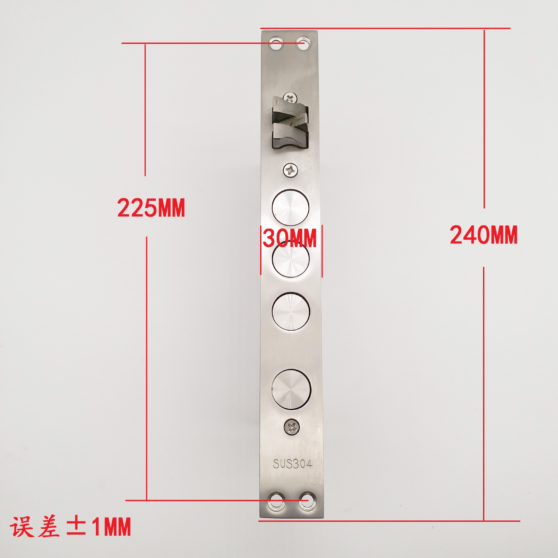 30*240 cerradura de huellas dactilares todo el cuerpo de acero cerradura de huellas dactilares bajo el cuerpo de la cerradura de la manija cuerpo de cerradura de puerta antirrobo fábrica venta directa al por menor - 3