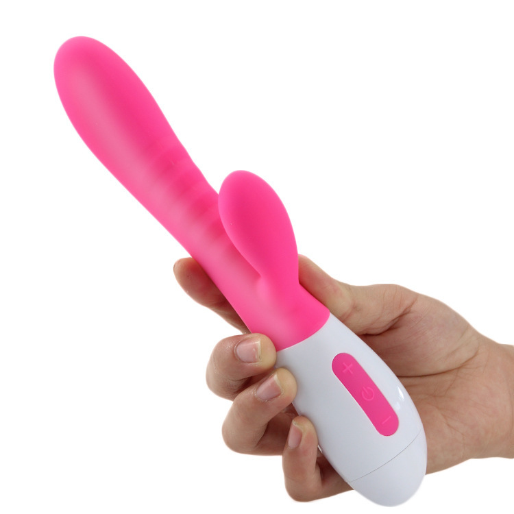 Adult AV stick Women's G-spot vibrator Rabbit double head vibrator double motor sex massage stick details Picture