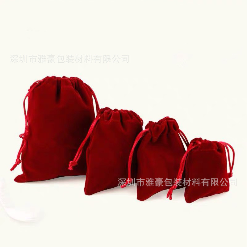 Customized velvet bags can be printed with logos for jewelry, necklaces, jewelry storage bags, wedding candies, gift packaging bags, and fan bags Application Scenario