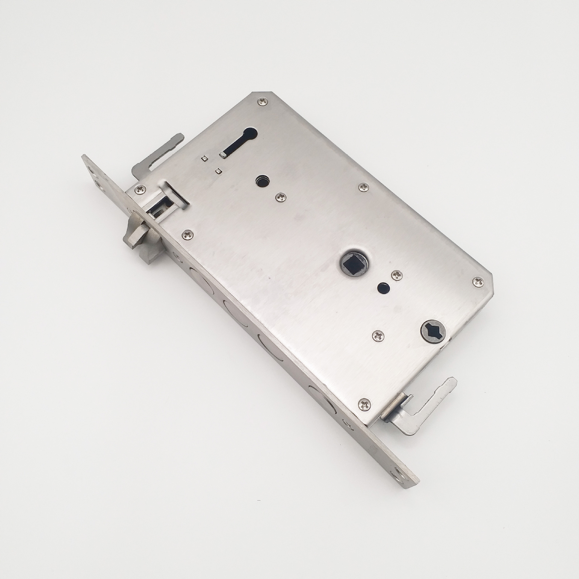 30*240指纹锁全钢锁体 指纹锁下把手锁体防盗门锁体 厂家直销零售