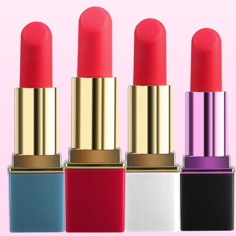 Magnetic charging lipstick, egg jumping female masturbation device, stimulating vibration stick, mini fun egg jumping adult products details Picture