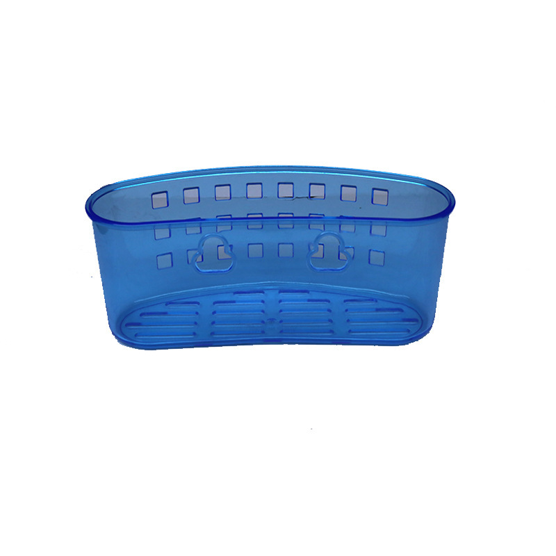Kitchen, bathroom, toilet organization rack, storage rack, bathroom hanging basket, wall-mounted storage rack, plastic non-perforated wall suction Item Picture