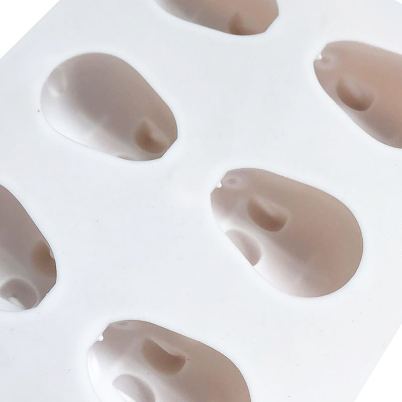 Minghao 6 Even Small Rabbit Rabbit Lid Handmade Ice Cream Jelly Pudding Mold Diy Mousse Cake Silicone Mold Item Picture
