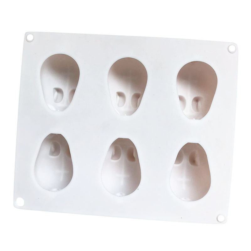 Minghao 6 Even Small Rabbit Rabbit Lid Handmade Ice Cream Jelly Pudding Mold Diy Mousse Cake Silicone Mold Specification drawing