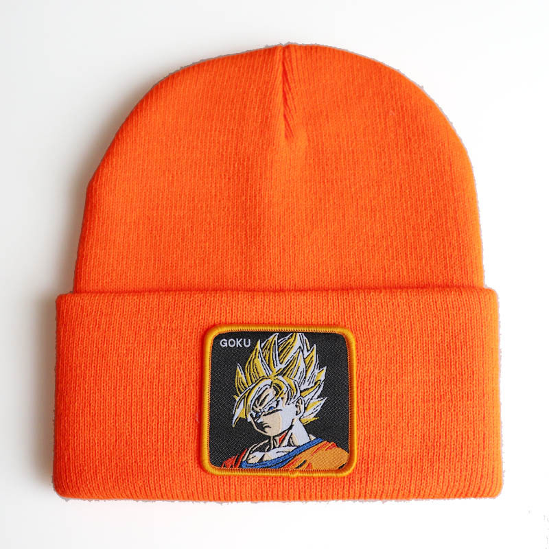 2019 spot anime cartoon dragon ball Gorice GOKU knitted hat Wool hat Hip hop ski pullover hat