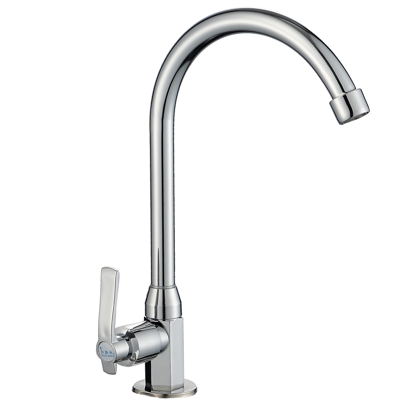 Single Cooling Faucet Zinc Alloy Copper Core Hexagonal Large Vertical Washing Basin Faucet Bathroom Batch Kitchen Basin Faucet Application Scenario
