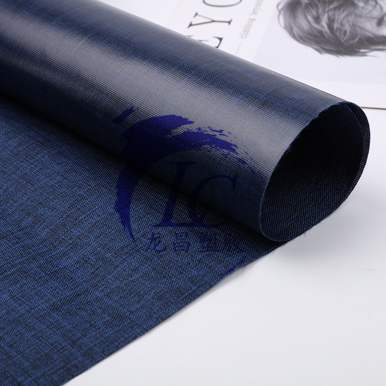 Textile leather Longchang Plastic 300D cationic coated fabric transparent pvc luggage outdoor products Specification image