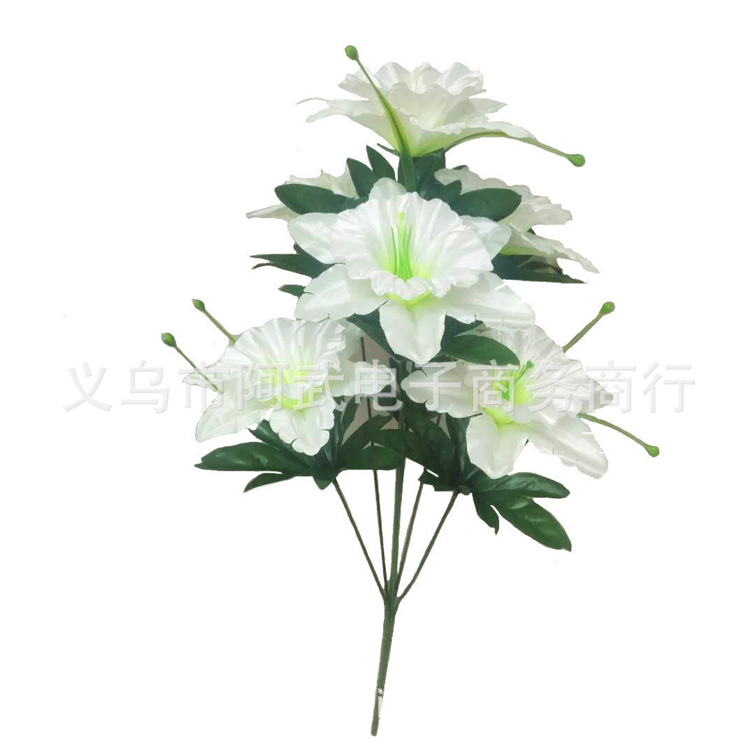 Factory direct sales of artificial rose 7-headed pointed narcissus Application Scenario
