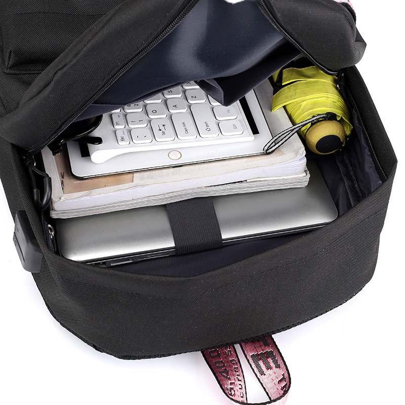 双肩背包实物图