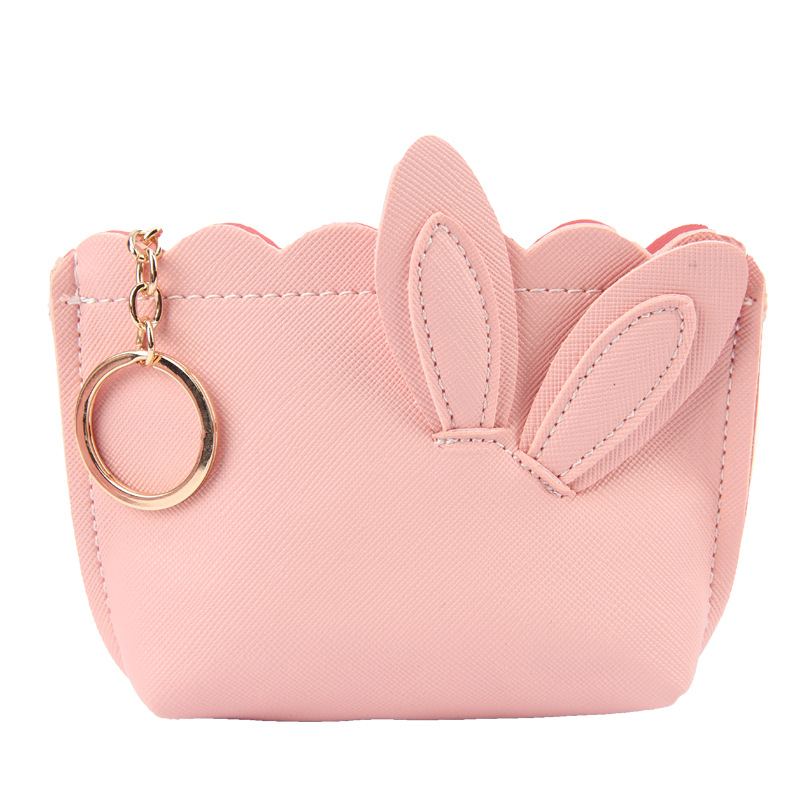 Fabricante al por mayor lady cute zero monedero Pu pequeño fresco estudiante zip key bag creativo portátil bolsa de almacenamiento Specification image