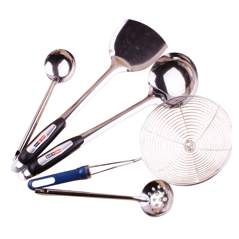 Cross-border best-selling five-piece sets of spoons, spatulas and strainers, multi-style kitchen utensware sets, wholesale of kitchenware peeling gifts Item Picture