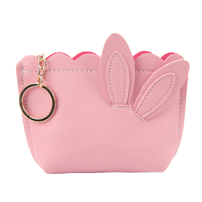 Fabricante al por mayor lady cute zero monedero Pu pequeño fresco estudiante zip key bag creativo portátil bolsa de almacenamiento Item Picture