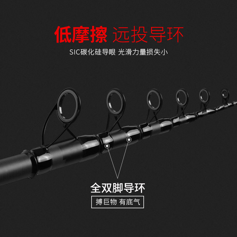 Wholesale of Linhu Sea fishing rods, long throw rods, cast rod sets, carbon ultra-light sets, special sea rods for silver carp and bighead carp Specification image