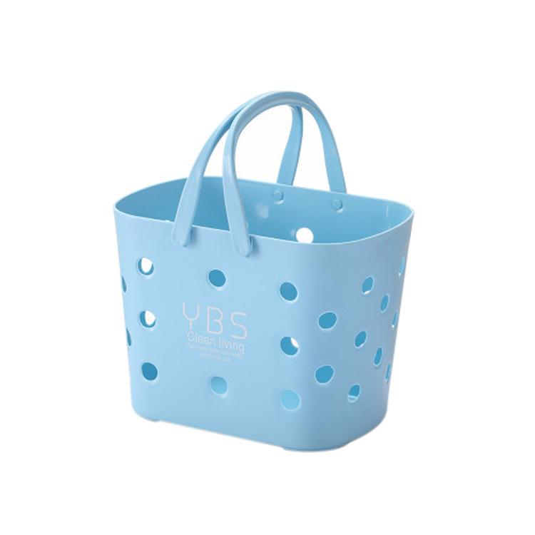 Q6065 Portable Bath Basket Picnic Basket Storage Basket Plastic Bath Basket Kitchen Storage Basket Vegetable Basket Item Picture