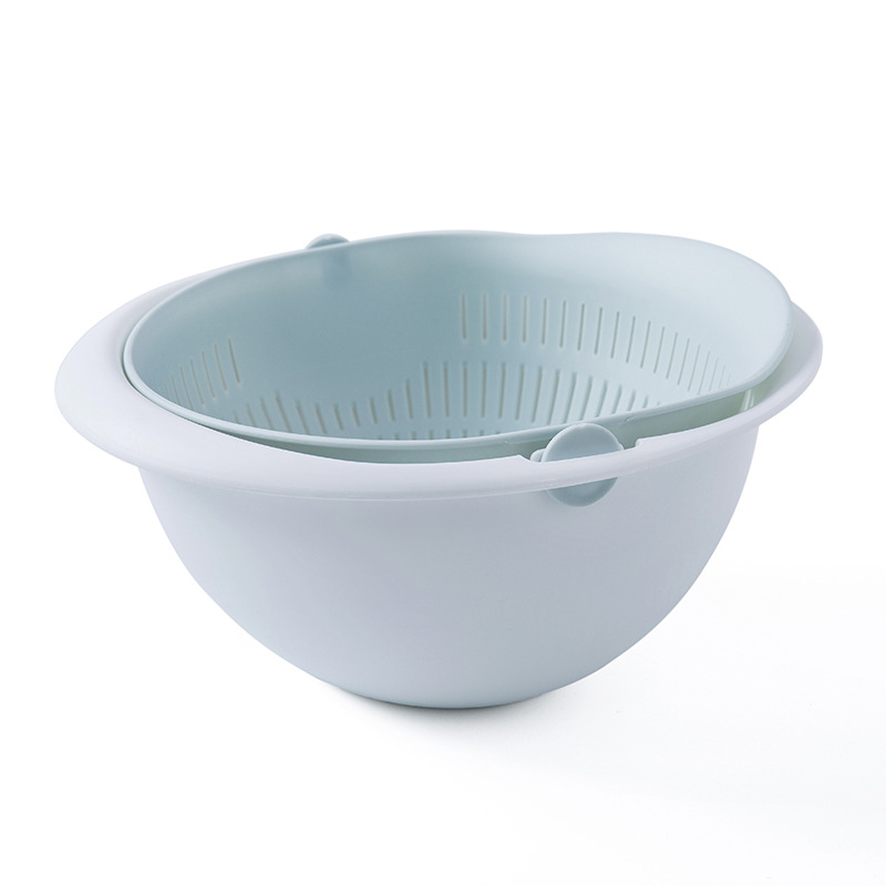 沥水篮/餐具/塑料篮子/欧式份数盆/透明沥水篮白底实物图