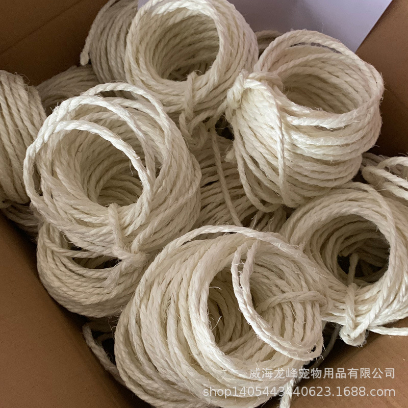 DIY homemade cat climbing frame, cat scratch post accessories, sword hemp rope, cross-border e-commerce, making hand-woven ropes, decorative hemp ropes Application Scenario