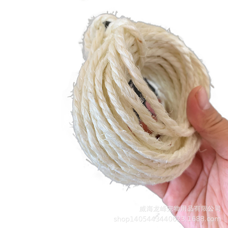 DIY homemade cat climbing frame, cat scratch post accessories, sword hemp rope, cross-border e-commerce, making hand-woven ropes, decorative hemp ropes Item Picture