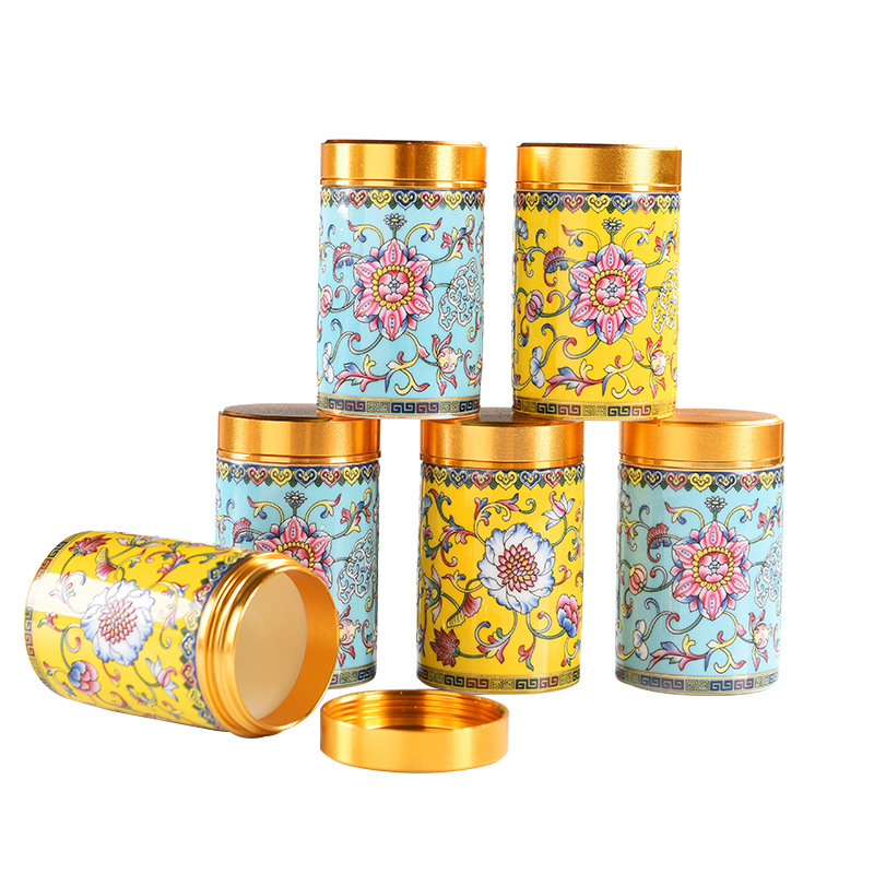 في علب الشاي الصغيرة في علبة الشاي في إيغ إيغ غ غ، ختم مختوم بختم لوغو Item Picture