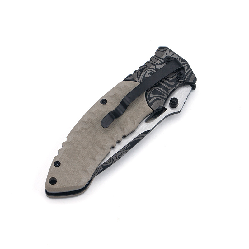 Outdoor folding knife, high-hardness camping tactical knife, F93 multi-functional portable knife, survival folding knife Application Scenario