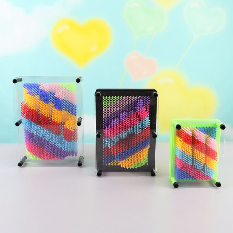 多彩百变针画手印3d手模三维立体克隆 创意礼品 新奇实用跨境货源
