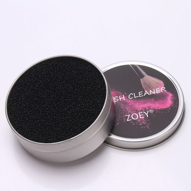 时羽zoey源头工厂现货化妆刷洗刷清洁铁盒海绵清洁神器产品图