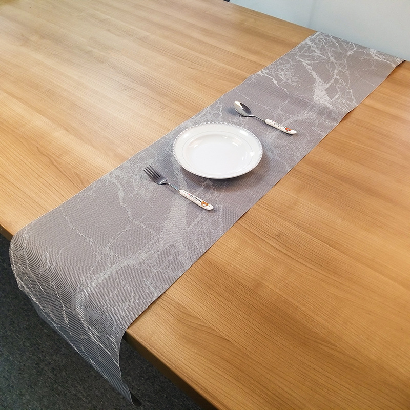 宁欣 跨境table runner 30*180欧式桌旗酒店西餐垫隔热竹节餐桌垫详情图3