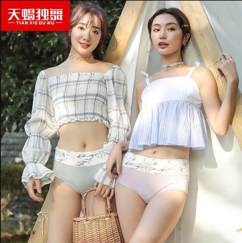 High-waisted plus-size underwear for women, cross-border European and American pure cotton printed, traceless and form-tightening, all-cotton crotch triangle underwear for girls details Picture
