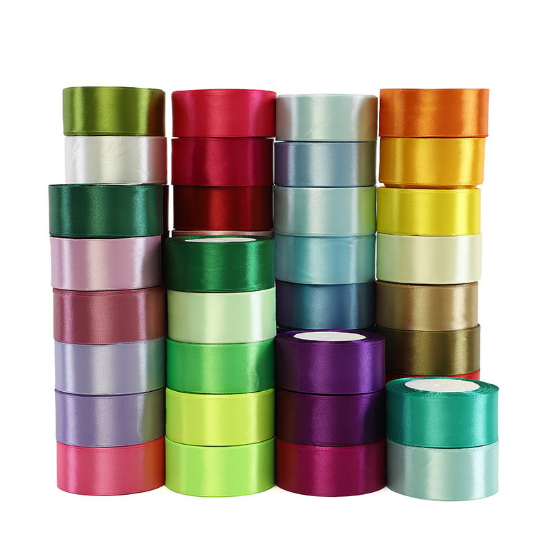 4CM gift packaging ribbon bow, baking ribbon, clothing polyester ribbon, cake box jacquard webbing wholesale Item Picture