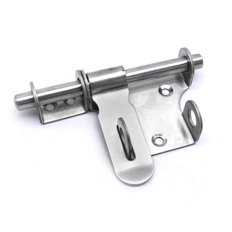 Wholesale of solid left and right bolts for anti-theft doors with stainless steel pins, cross and straight, and lock bolts Item Picture