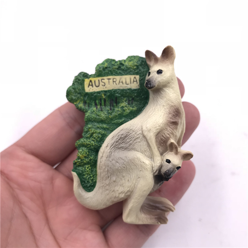 Australian Sydney and Melbourne logo refrigerator sticker resin magnetic creative tourism souvenir export 3D stereoscopic Item Picture