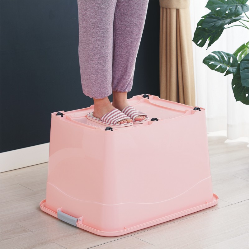 Plastic storage box Home car clothing quilt organizer Large capacity book toys snacks medicine storage box Application Scenario