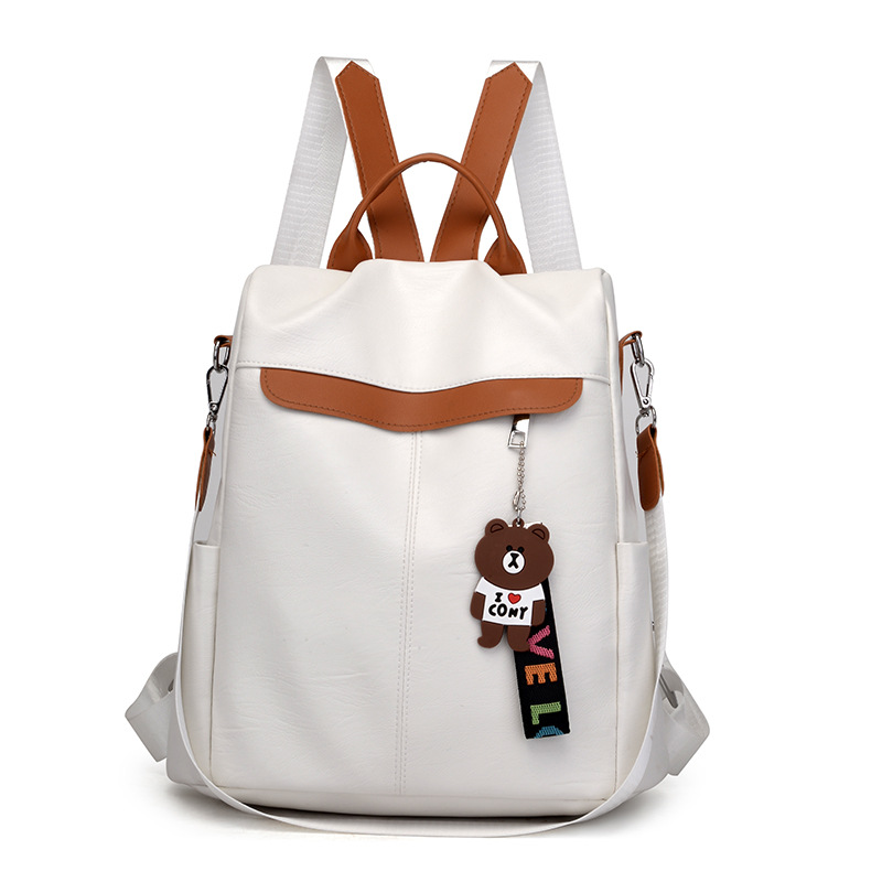 bag Single-shoulder dual-purpose backpack for women, 2024 new Korean-style trendy casual anti-theft travel backpack Item Picture