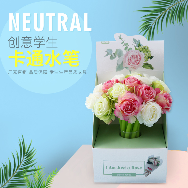 ZF2088 Rose Soft Gel Pen Overall Appearance