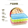 Single-layer 18 frozen dumpling boxes, food storage boxes, refrigerator preservation storage boxes, and quick-frozen dumpling boxes Application Scenario