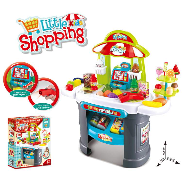 Xiong city manufacturers light music kitchenware baby bath table supermarket vending table medical table play house Specification drawing