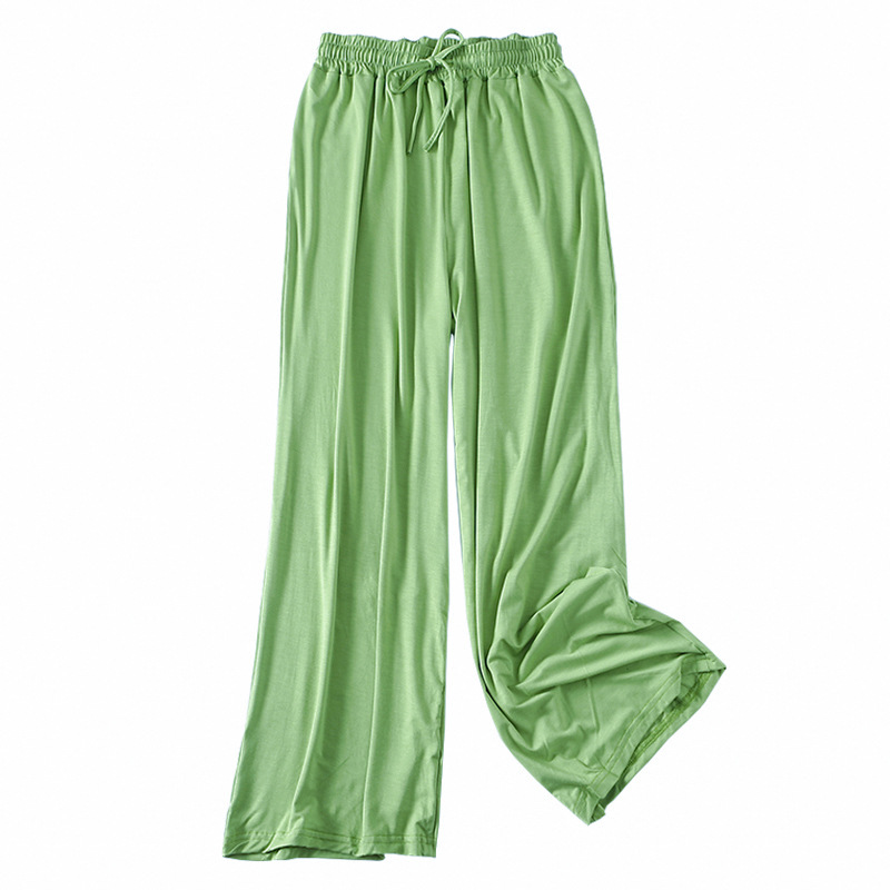 2024 Spring/Summer New Women's Wide Leg Pants Modal Slim Casual Flare Pants Women's Fashion Brand All Match Swing Leg Pants Item Picture