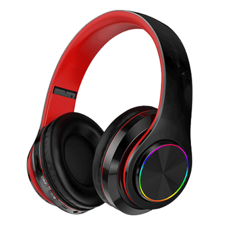 Cross-border blast glow bluetooth headset heavy bass teléfono móvil inalámbrico juegos deportivos regalos auriculares fabricantes Item Picture