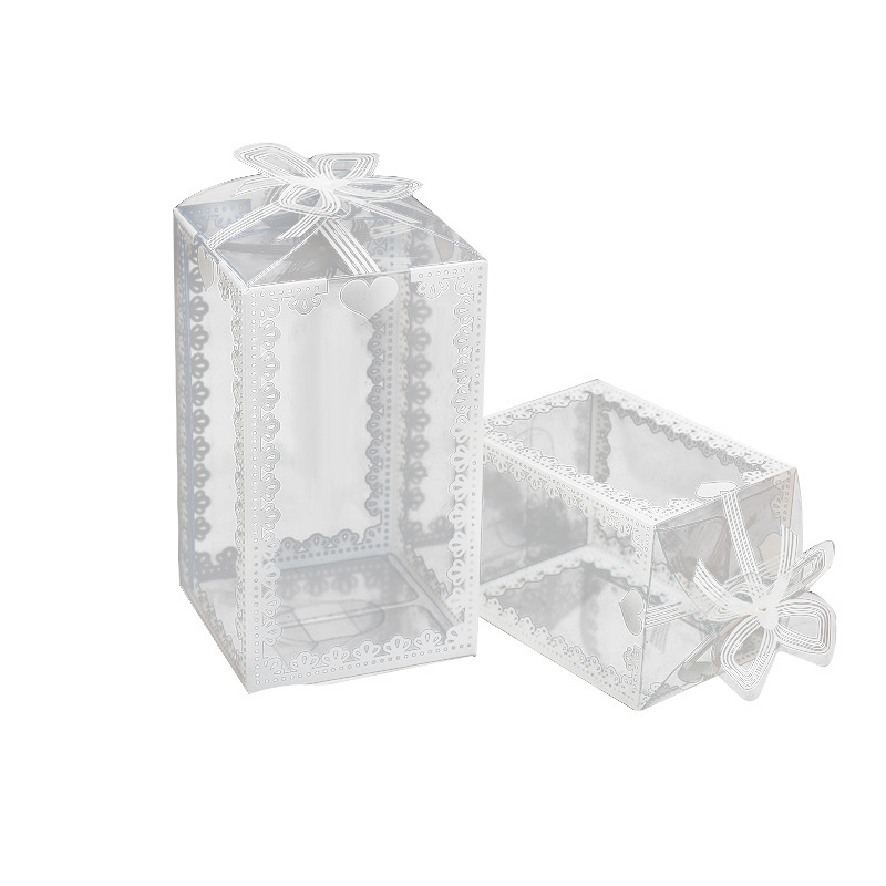 塑料盒/苹果纸包装纸/首饰的塑料盒子/方形塑料盒/透明皮筋白底实物图