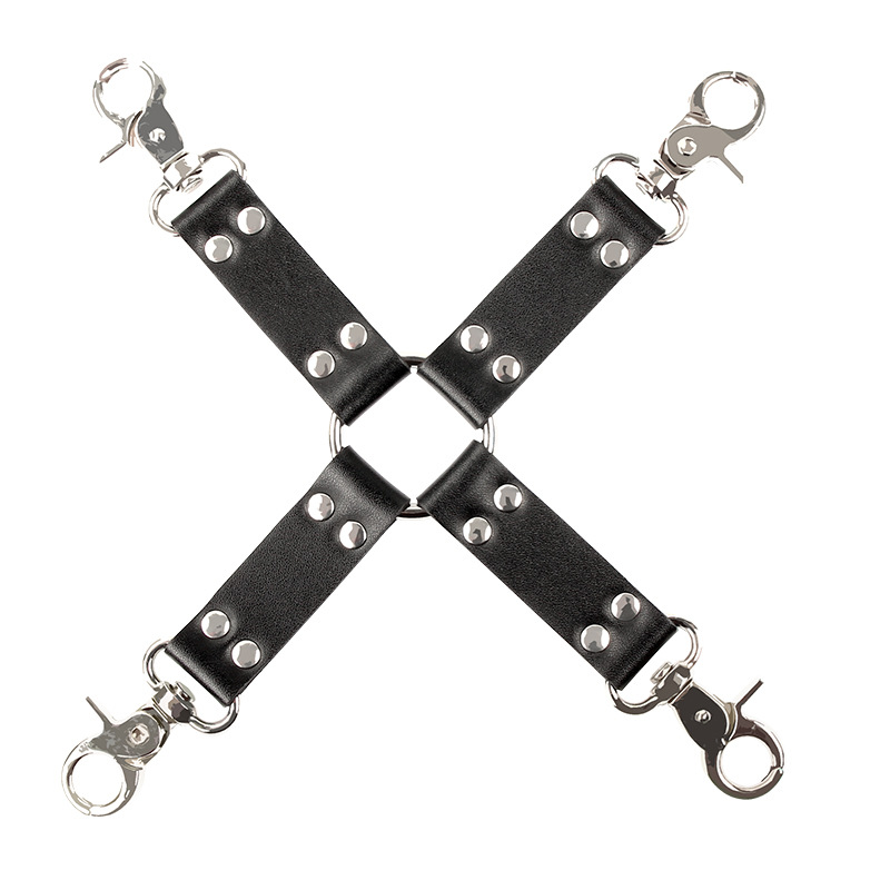 sm torture device hands and feet back shackles binding hands and feet shackles adult toys cross buckle adult sex toys Application Scenario
