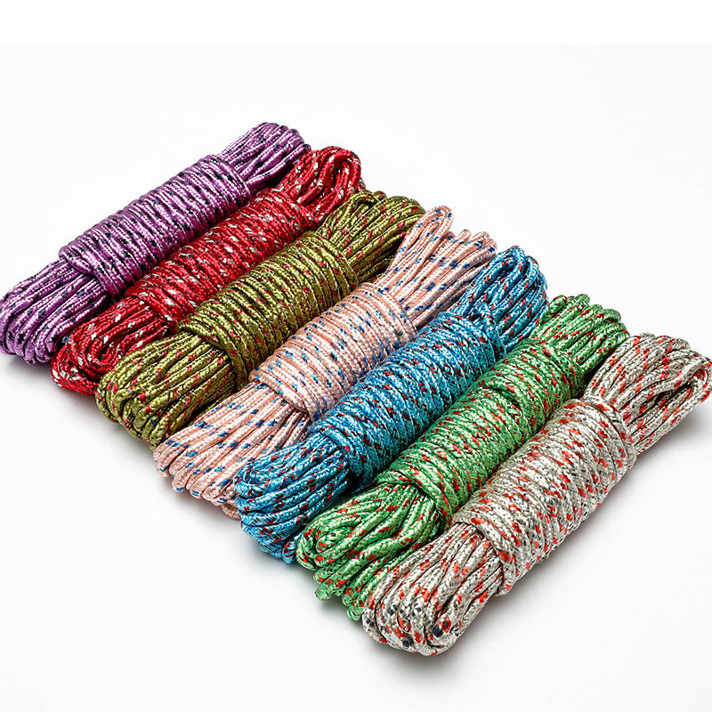 T thickened multi-functional nylon anti-slip and windproof clothes drying rope, 10-meter outdoor quilt drying rope Specification image