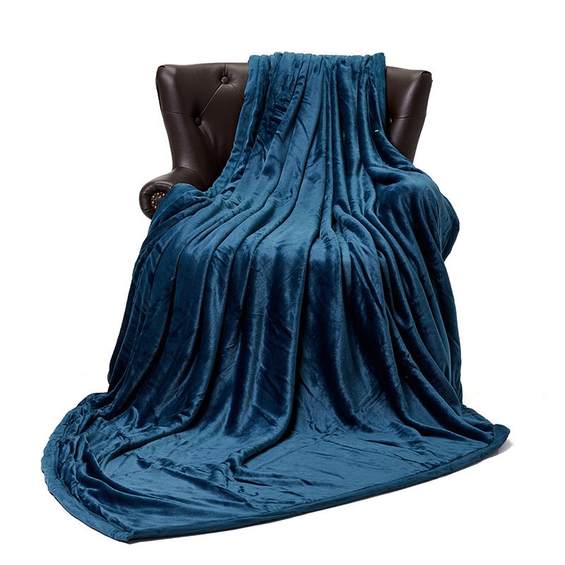 Lively Blanket Autumn/Winter Nordic Flannel Blanket Double Thickened 6 Kg Heavy Bound And Fleece Air Conditioning Cover Blanket details Picture